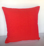 50% OFF Sale Coral cotton pillow cover 18x18 inches-Decorative House Decor, coral decorative cushion cover
