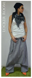 Woman Linen pants /Wide leg pants /Womens harem pants /Summer pants /Grey linen pants