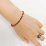 Mens Women Sandstone Sterling Silver Bracelet 925 Clasp DiyNotion Handmade BR208