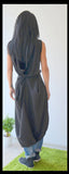 Maxi black dress/Tunic Dress/Oversized dress/Casual dress/Black Long Dress/Long Tunic/Loose tunic top