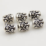 12 PCS 925 Sterling Silver Barrel Beads Vintage WSP008X12 Wholesale: See Discount Coupons in Item Details