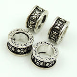 4 PCS 925 Sterling Silver Cross Bead Spacer Celtic Vintage WSP182X4 Wholesale: See Discount Coupons in Item Details