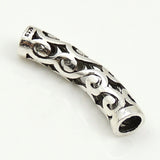 S925 Stamped Sterling Silver 27x5mm Vintage Chinese Lucky Charm WSP170 Wholesale Retail