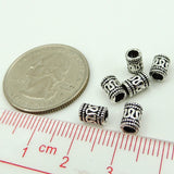 Sterling Silver 925 Vintage Celtic Barrel Bead WSP119 Wholesale: See Discount Coupons in Item Details