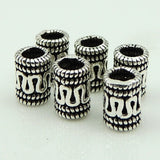 Sterling Silver 925 Vintage Celtic Barrel Bead WSP119 Wholesale: See Discount Coupons in Item Details