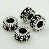 Sterling Silver Spacers 925 Vintage Celtic Bead Charm Spacer WSP118 Wholesale: See Discount Coupons in Item Details