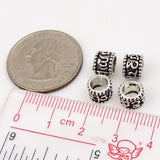 925 Sterling Silver OM Charm Mantra Buddhism Vintage WSP141X4 Wholesale Retail
