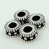 Sterling Silver Spacers 925 Vintage Celtic Bead Charm Spacer WSP118 Wholesale: See Discount Coupons in Item Details