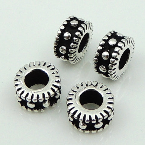 Sterling Silver Spacers 925 Vintage Celtic Bead Charm Spacer WSP118 Wholesale: See Discount Coupons in Item Details