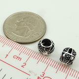 925 Sterling Silver Beads Charm Vintage Celtic WSP115X4 Wholesale: See Discount Coupons in Item Details