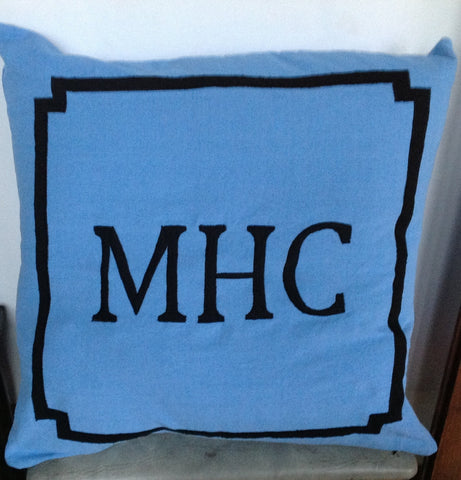 Monogrammed Euro sham, Initial Pillows, Euro sham Cushions, Throw pillow case, House pillows,