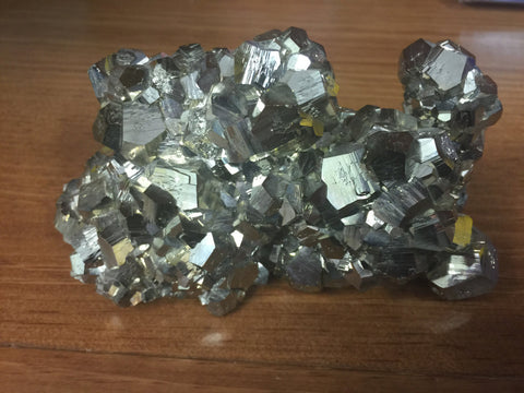Gorgeous Large Pyrite Pentagonal Cluster