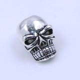 2 PCS 925 Sterling Silver Skull Bead Charm Vintage Celtic WSP248X2 Wholesale: See Discount Coupons in Item Details