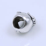 2 PCS 925 Sterling Silver Skull Bead Charm Vintage Celtic WSP248X2 Wholesale: See Discount Coupons in Item Details