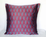 Blue, Purple Decorative Pillow Cover, Cushion Cover 18"X18", Purple Decorative Pillow Cover