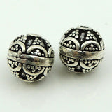S925 Sterling Silver 9X9mm Vintage Celtic Round Bead Charm Spacer WSP127 Wholesale Retail