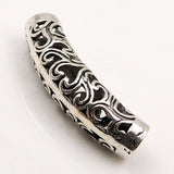 S925 Sterling Silver 7x22mm Vintage Celtic Love Heart Charm WSP101 Wholesale Retail