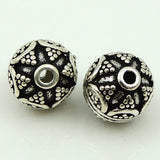 S925 Sterling Silver 9X9mm Vintage Celtic Round Bead Charm Spacer WSP127 Wholesale Retail
