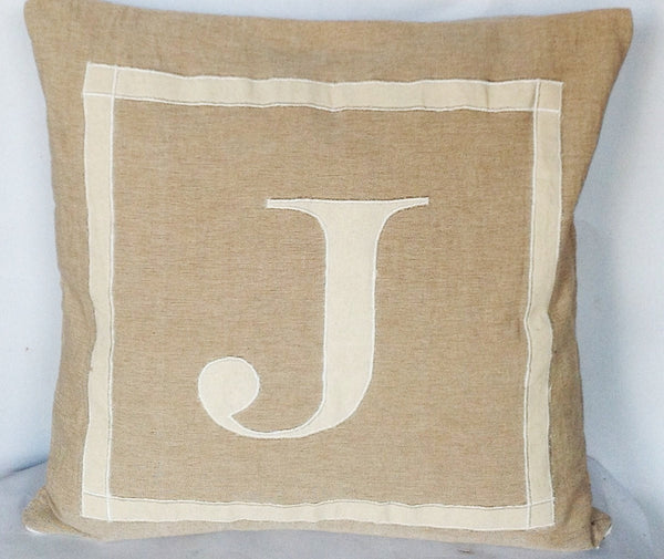 30% OFF Beige sofa pillow covers , Monogram Neutral Personalized Throw pillow-20x20 Beige Pillows, Neutral Throw Pillows