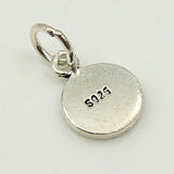 S925 Stamped Sterling Silver 9x12mm Lotus Flower Vintage Bracelet Pendant/Charm WSP109 Wholesale Retail