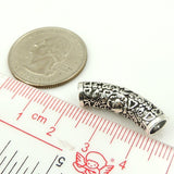 S925 Sterling Silver 7x21mm Vintage Celtic Love Charm DIY Jewelry Making WSP148