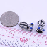 S925 Sterling Stamped Sterling Silver Hand-painted Crown Pendant for Mothers Day WSP260