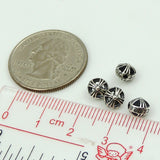 4 PCS S925 Sterling Silver 5x6mm Celtic Cross Bead Spacer WSP188X4 Wholesale Retail