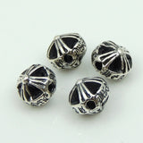 4 PCS S925 Sterling Silver 5x6mm Celtic Cross Bead Spacer WSP188X4 Wholesale Retail