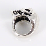 2 PCS Sterling Silver 925 Vintage Celtic Skull Bead Charm Spacer WSP215x2 Wholesale: See Discount Coupons in Item Details