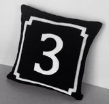 Graduation gift ideas, Monogram handmade gift Idea, Number gift pillows, Number Throw Pillow Decorative Throw Pillow Cover