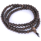108 Beads 6.5mm Vietnamese Red Agarwood/ Eaglewood/ Gaharu Men Women Stretchable Mala Wrap Bracelet/Necklace DIY-NOTION AW009