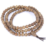 Agarwood 108 Beads 6.5mm Vietnamese Agarwood/ Eaglewood/ Gaharu Men Women Stretchable Mala Wrap Bracelet/Necklace DiyNotion AW004 白沙沉香