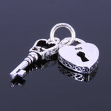 Sterling Silver 925 Key To Heart Pendant Vintage Valentine Mothers' Day WSP122 Wholesale: See Discount Coupons in Item Details