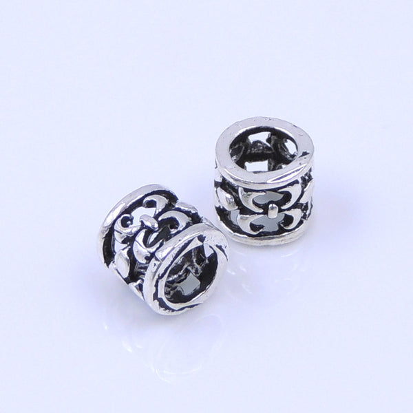 Sterling Silver 925 Celtic Vintage Fleur de Lis Bead Spacer WSP226 Wholesale: See Discount Coupons in Item Details