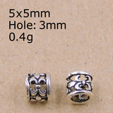 Sterling Silver 925 Celtic Vintage Fleur de Lis Bead Spacer WSP226 Wholesale: See Discount Coupons in Item Details