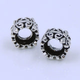 6 PCS 925 Sterling Silver Fleur de Lis Spacer WSP243X6 Wholesale: See Discount Coupons in Item Details