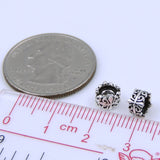 6 PCS 925 Sterling Silver Fleur de Lis Spacer WSP243X6 Wholesale: See Discount Coupons in Item Details