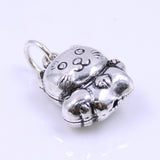Sterling Silver 925 Stamped Vintage Love Heart Lucky Cat Pendant WSP250B Wholesale: See Discount Coupons in Item Details