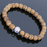 Handmade Agarwood Bracelet Tibetan Silver Protection Bead Prayer Meditation Mala MEN WOMEN DiyNotion A014
