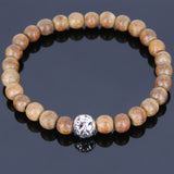 Handmade Agarwood Bracelet Tibetan Silver Protection Bead Prayer Meditation Mala MEN WOMEN DiyNotion A013