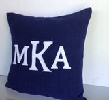 Three letter monogram pillow cover, Customized wedding and anniversary pillow covers, personalized pillow covers