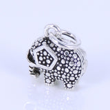 Sterling Silver 925 Vintage Protection Baby Elephant Pendant WSP282 Wholesale: See Discount Coupons in Item Details