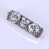 Sterling Silver 925 Vintage Love Kissing Fish Charm WSP278 Wholesale: See Discount Coupons in Item Details