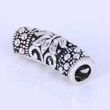 Sterling Silver 925 Vintage Protection Lotus Charm WSP279 Wholesale: See Discount Coupons in Item Details