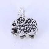 Sterling Silver 925 Vintage Protection Baby Elephant Pendant WSP282 Wholesale: See Discount Coupons in Item Details