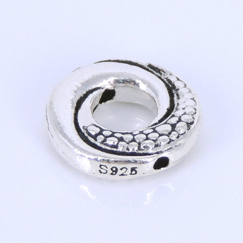 Sterling Silver 925 Vintage Flat Charm Special Design WSP289 Wholesale: See Discount Coupons in Item Details