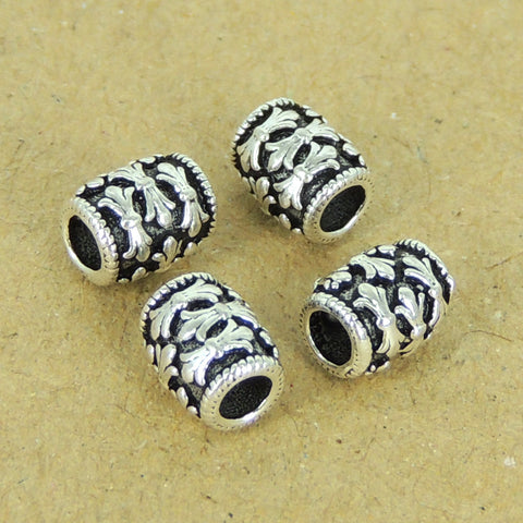 4 PCS Sterling Silver 925 Vintage Fleur de Lis Beads WSP302 Wholesale: See Discount Coupons in Item Details