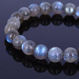 Men's Women Labradorite Bracelet Grade AAA Natural 8mm Gemstone DiyNotion Handmade BR083