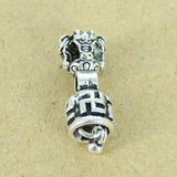 Sterling Silver Charm Vintage 925 Tibet Prayer Instrument Protection DIY WSP313 Wholesale: See Discount Coupons in Item Details