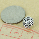 Sterling Silver Bead Vintage Celtic 925 Round Bead Charm DIY WSP312 Wholesale: See Discount Coupons in Item Details
